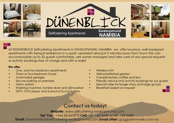D�nenblick Apartments Summary Email Version